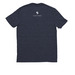 Kickstart Rodeo, a Rebel Blue Allmade Eco Triblend Unisex Tee (back-view)