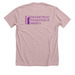 End Endo 5K Premium T-Shirt, a Heather Pink Gravel Premium Unisex Tee (back-view)
