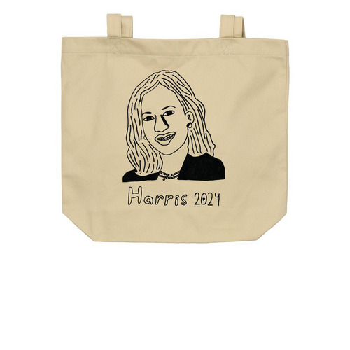 Kids for Kamala Tote, a Oyster Organic Cotton Tote Bag