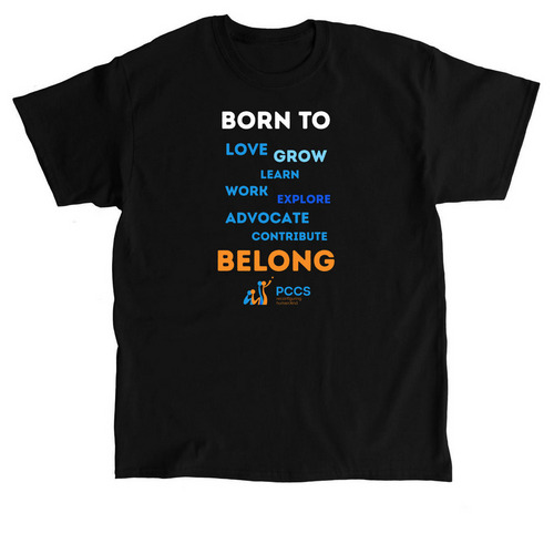 Born to Belong - Phrase Tee, a Black Classic Unisex Tee
