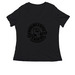 Caucus (Goth) Logo Apparel, a Black Women's Relaxed V-Neck Tee