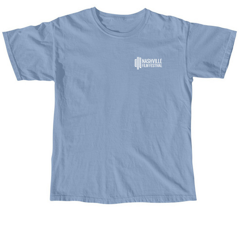 #NashFilm57 Blue Tee, a Washed Denim Comfort Colors Unisex Tee