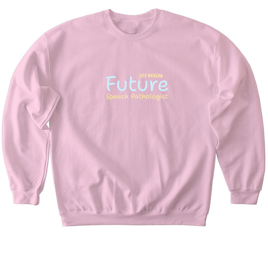 Future Speech Pathologist, a Light Pink Softstyle Crewneck Sweatshirt