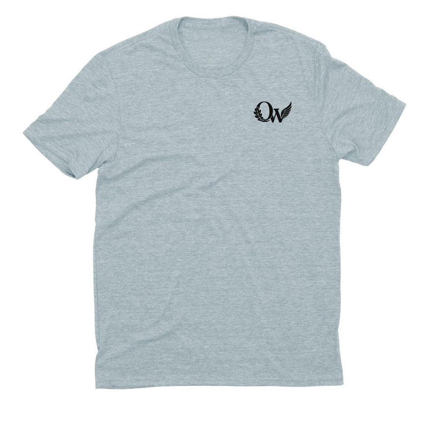 Oak & Wing Mallard Tail Feather, a I Like You Blue Allmade Eco Triblend Unisex Tee
