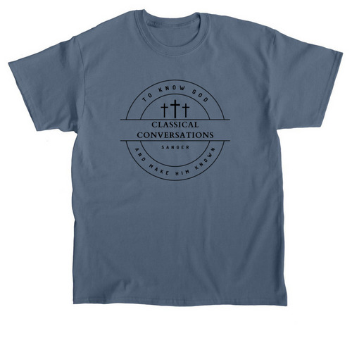 Classical Conversations Sanger, a Indigo Blue Classic Unisex Tee