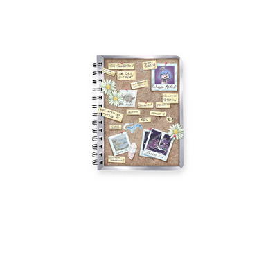 The Corkboard&nbsp;, a White Spiral Notebook