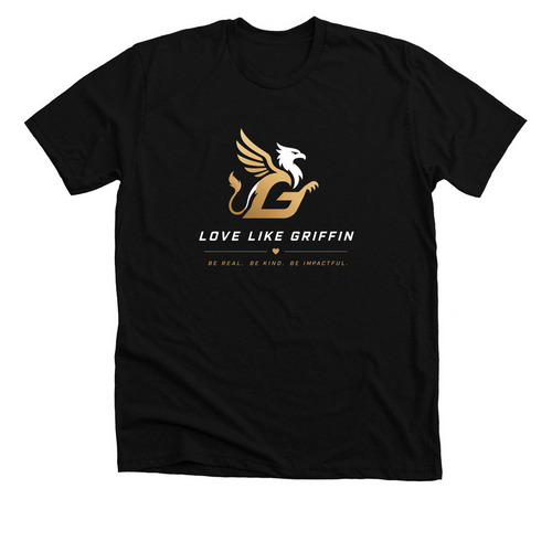 Griffin, a Solid Black Blend Premium Unisex Tee