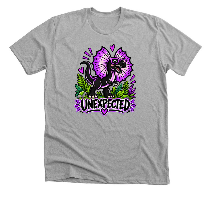 Be unexpected!, a Athletic Heather Premium Unisex Tee