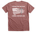 kneel before God, a Heather Mauve Premium V-Neck Tee (back-view)