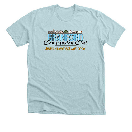 BCC Animal Awareness Day 2026, a Heather Ice Blue Premium Unisex Tee