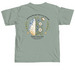Growing Through What We Go Through, a Bay Comfort Colors Unisex Tee (back-view)