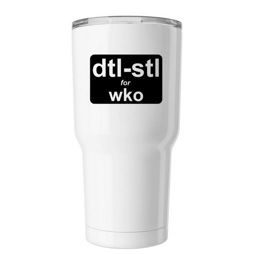 Drinkware - Tumbler, a White Insulated Tumbler