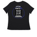 KMT2B Dystonia Foundation, a Black Women's Relaxed V-Neck Tee (back-view)
