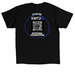 KMT2B Dystonia Foundation, a Black Classic Unisex Tee (back-view)