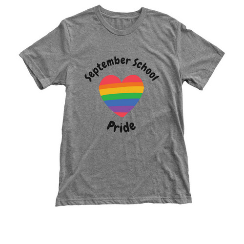 September School Pride, a Premium Heather Triblend Unisex Tee