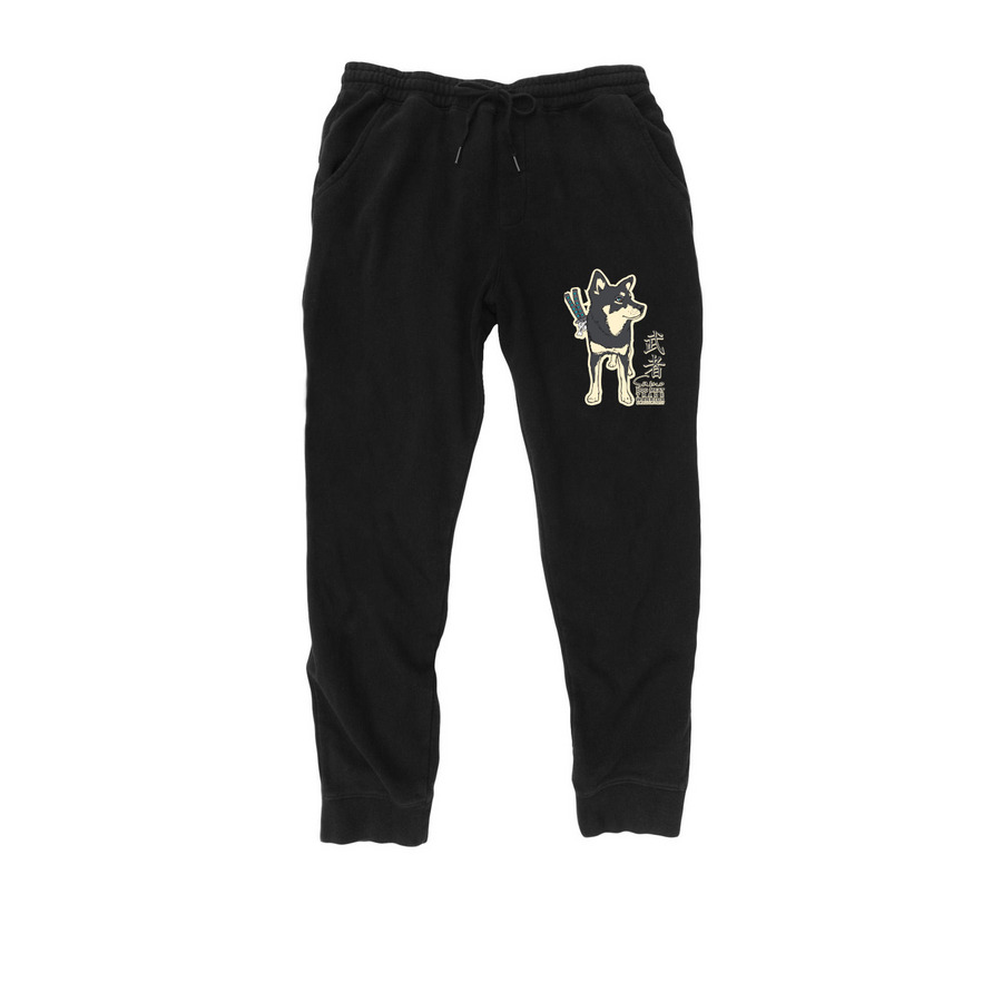SUMO, a Black Midweight Fleece Joggers