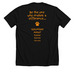 Because of Roscoe&nbsp;, a Solid Black Blend Premium Unisex Tee (back-view)