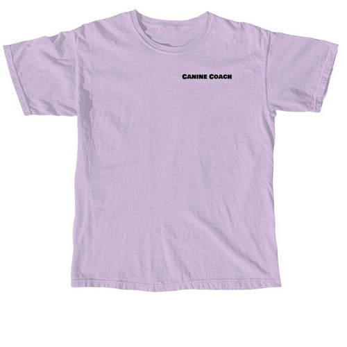 Canine Coach, a Orchid Comfort Colors Unisex Tee