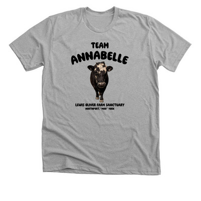 Lewis Oliver Farm Sanctuary, a Athletic Heather Premium Unisex Tee