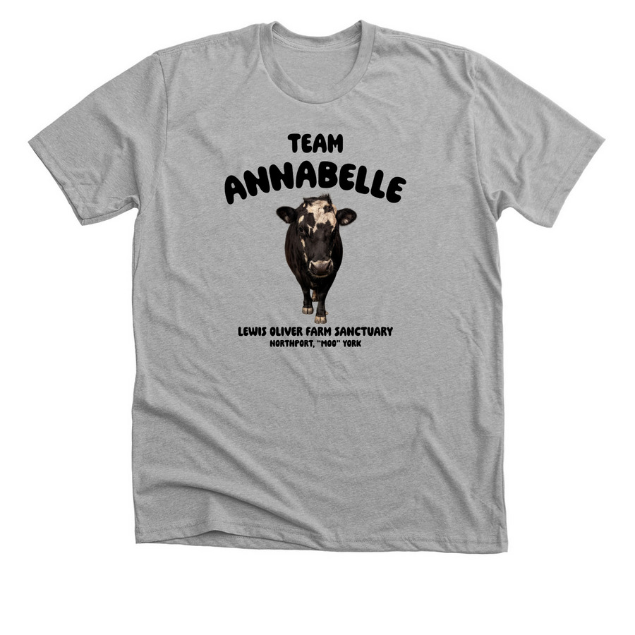 Lewis Oliver Farm Sanctuary, a Athletic Heather Premium Unisex Tee