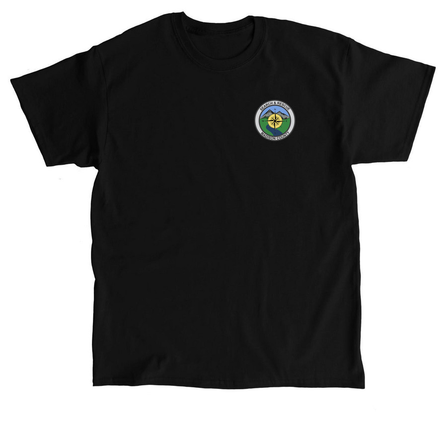 Madison S&R Color logo, a Black Classic Unisex Tee