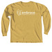 Embrace Delaware, a Mustard Comfort Colors Long Sleeve Tee