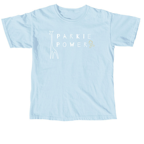 Parkie Power, a Chambray Comfort Colors Unisex Tee