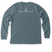 Bantam (George), a Heather Slate Premium Long Sleeve Tee (back-view)