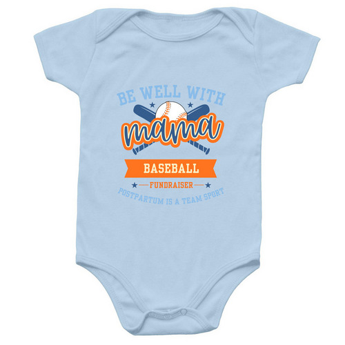 Infant Tincaps T-Shirt, a Light Blue Infant Onesie