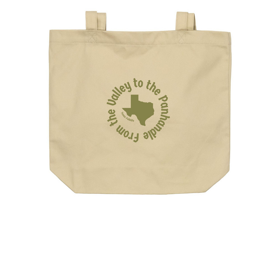From the Valley to the Panhandle Tote, a Oyster Organic Cotton Tote Bag