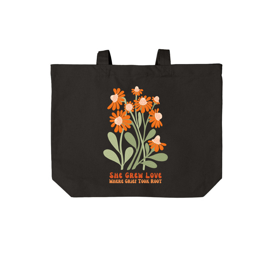 Mother's Day 2026- Tote, a Deep Black Cotton Canvas Tote Bag