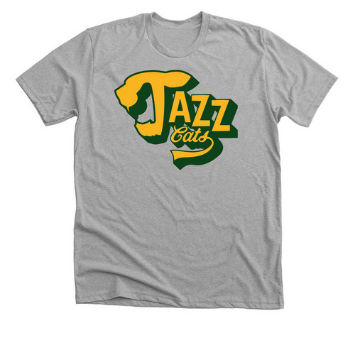 BOHS Jazz Cats Spirit Wear, a Athletic Heather Premium Unisex Tee
