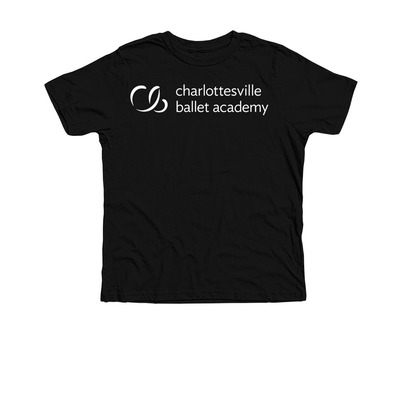CBA Classic Logo Apparel, a Solid Black Blend Premium Youth Tee