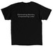 Eliminating Barriers. Empowering Lives!, a Black Classic Unisex Tee (back-view)