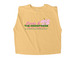 Run the D Tees, a Faded Mustard Women's Heavyweight Garment Dye Muscle Tee