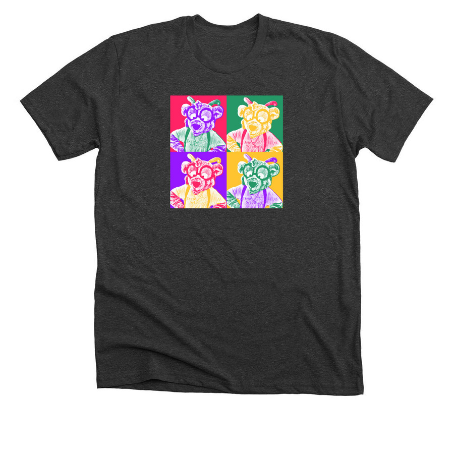 Future POP Art Tee, a Dark Grey Heather Premium Unisex Tee