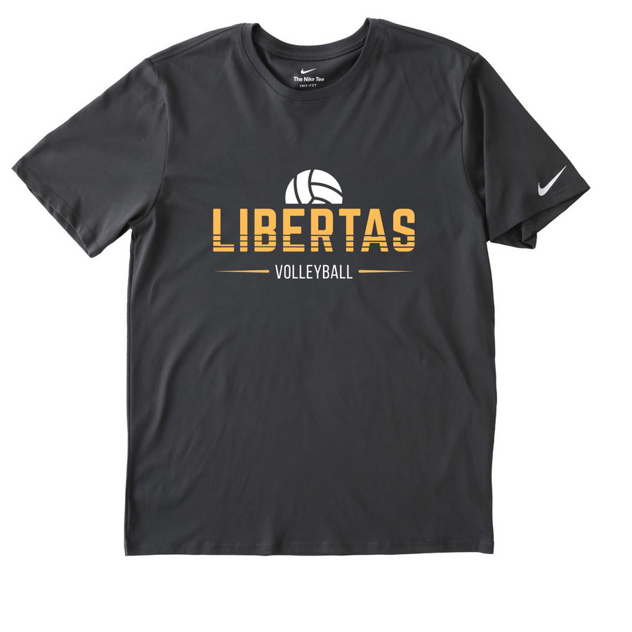 Nike Dri-FIT, a Anthracite Nike Dri-FIT Jersey Blend Performance Tee
