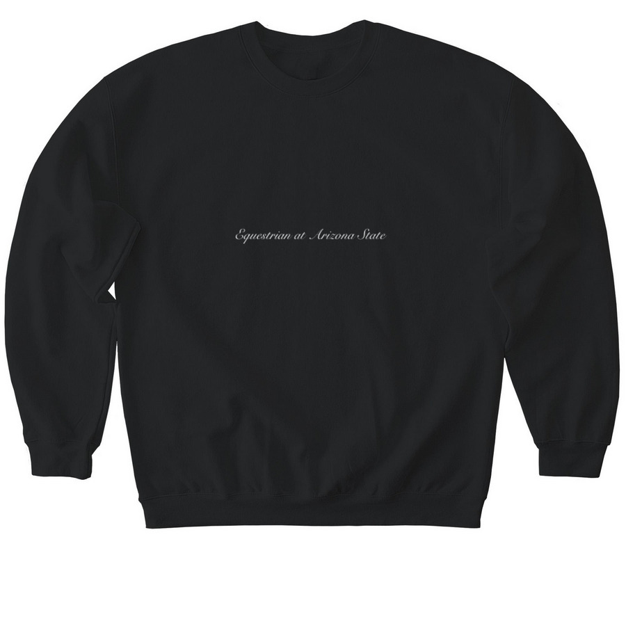 &nbsp;EQ at ASU Lesson Horse Appreciation, a Black Softstyle Crewneck Sweatshirt