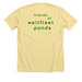 ponds ponds ponds T-SHIRTS, a Heather French Vanilla Premium Unisex Tee (back-view)