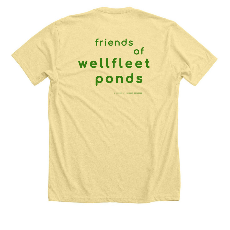 ponds ponds ponds T-SHIRTS, a Heather French Vanilla Premium Unisex Tee (back-view)