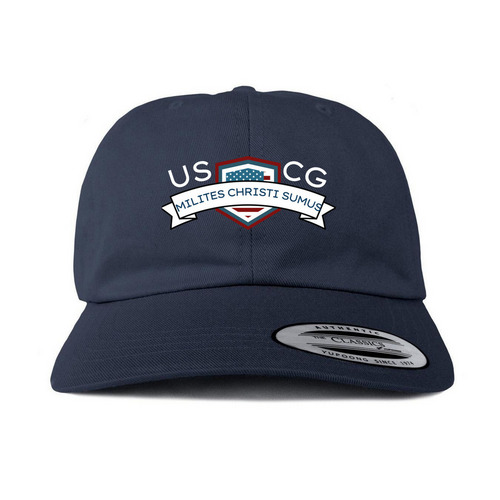 USCG Soldiers of Christ, a Navy Printed Classic Baseball Cap