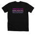 Purple Lettering Retro, a Solid Black Blend