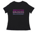 Purple Lettering Retro, a Black