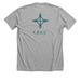T.R.E.C. - Big and Bold, a Athletic Heather Premium Unisex Tee (back-view)
