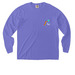 25th Anniversary&nbsp;Pocket Ts, a Violet Comfort Colors Long Sleeve Pocket Tee