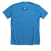 Premium T-shirt Design, a Neon Blue Premium Unisex Tee (back-view)
