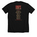 Hope: This Changes Everything Tour, a Solid Black Blend Premium Unisex Tee (back-view)
