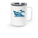 Travel mug, a White Stainless Steel Travel Mug