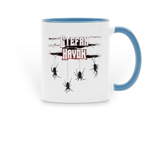 Havok mug, a Light Blue Two-Tone Ceramic Mug