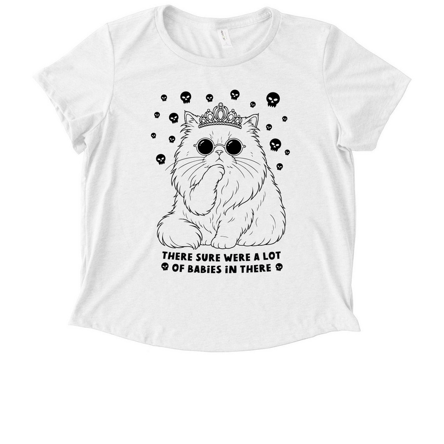 So many babies, a Fairly White Allmade Eco Triblend Women?s Scoop Neck Tee